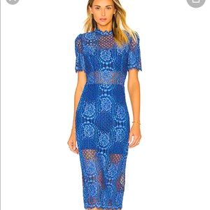 Alexis Delia Midi Dress. Worn once like new. Size M.